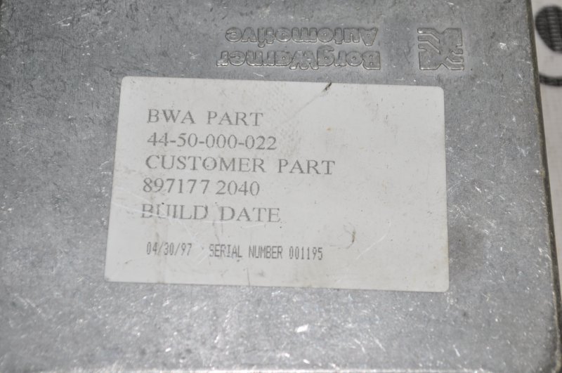 Блок управления АКПП VehiCross 1998 UGS25DW 6VD1