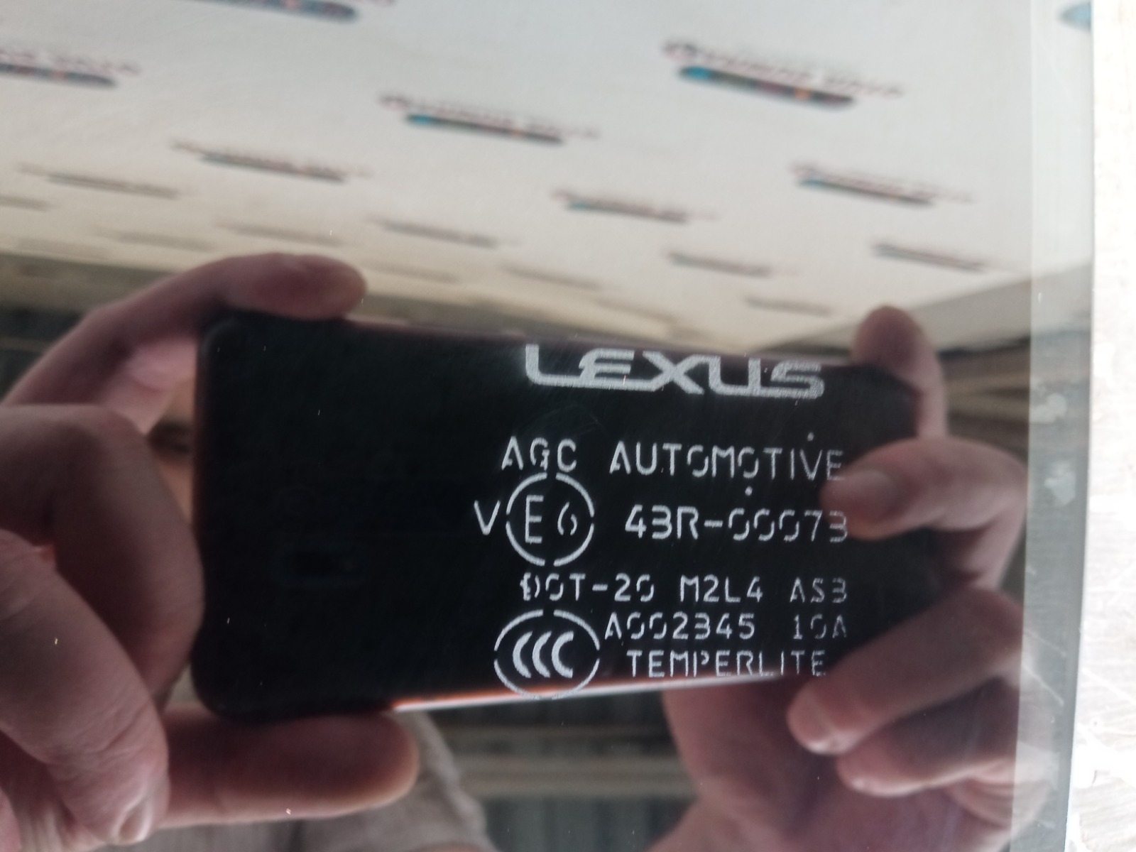 Стекло боковое заднее левое RX300 AGL20W 8ARFTS