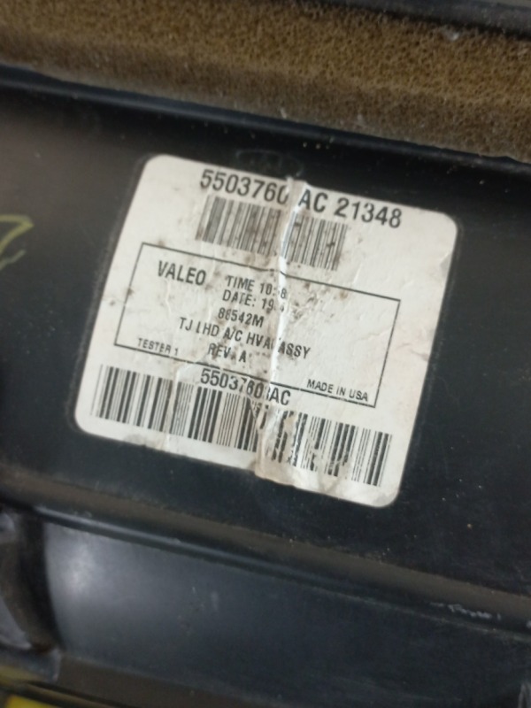 Корпус печки WRANGLER 2004 TJ ED1