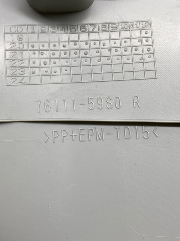 Обшивка стойки кузова передняя правая HUSTLER 2023/5 MR52S-319522 R06A