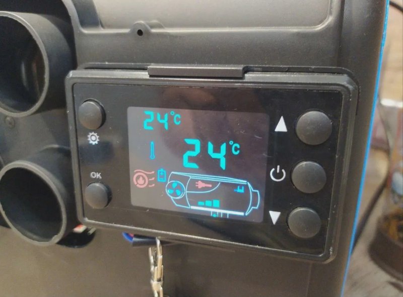 Автономный отопитель 12В 220В переносной