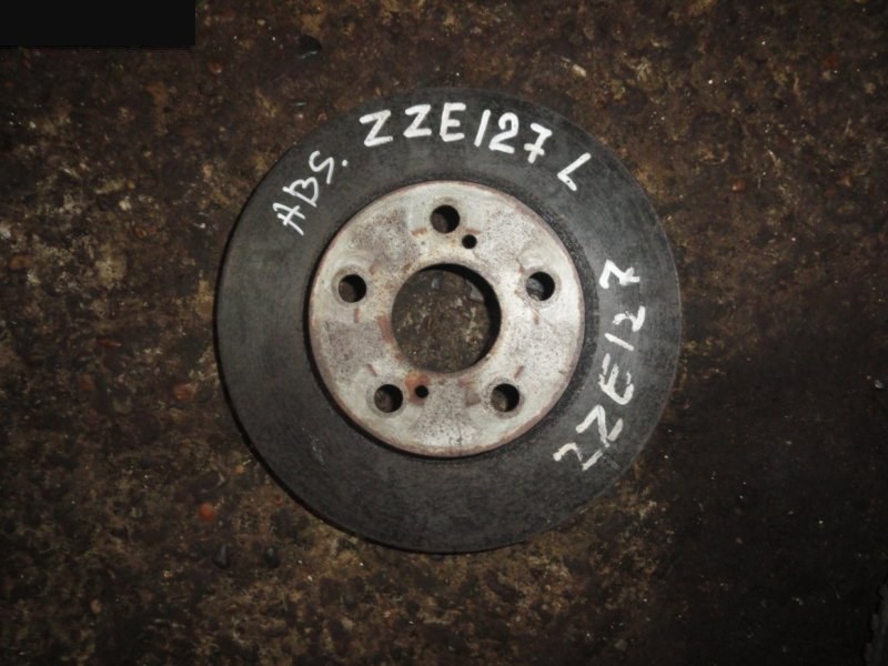 Диск тормозной Toyota Will Vs ZZE127 2001 передний (б/у)