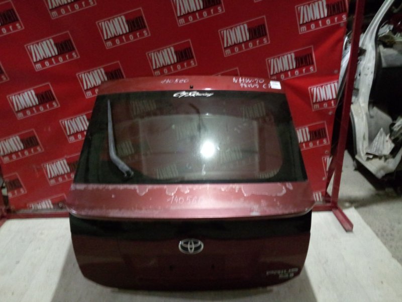 Дверь задняя багажника Toyota Prius NHW20 2003 задняя вишневый (б/у)
