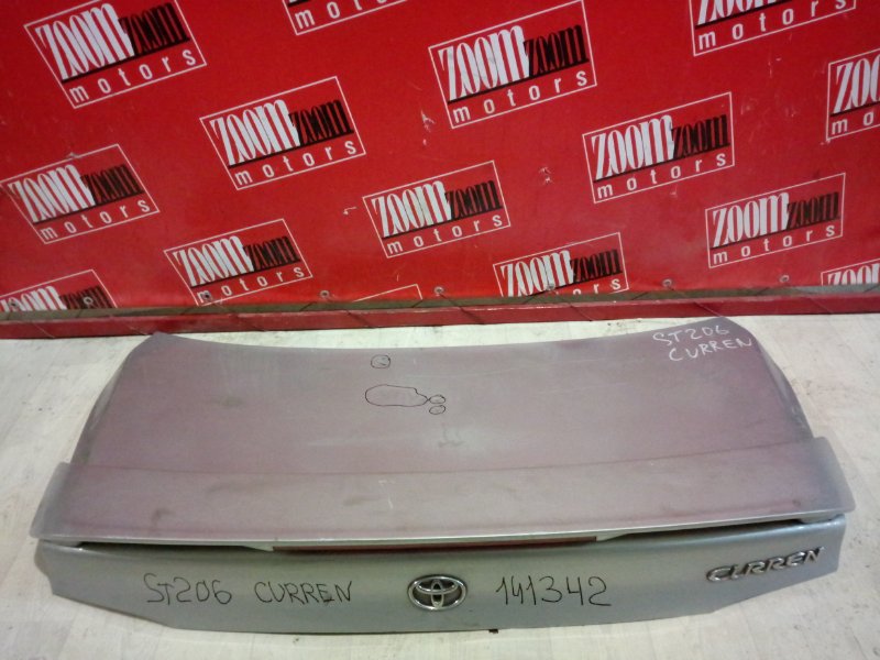 Крышка багажника Toyota Curren ST206 задняя серебро (б/у)