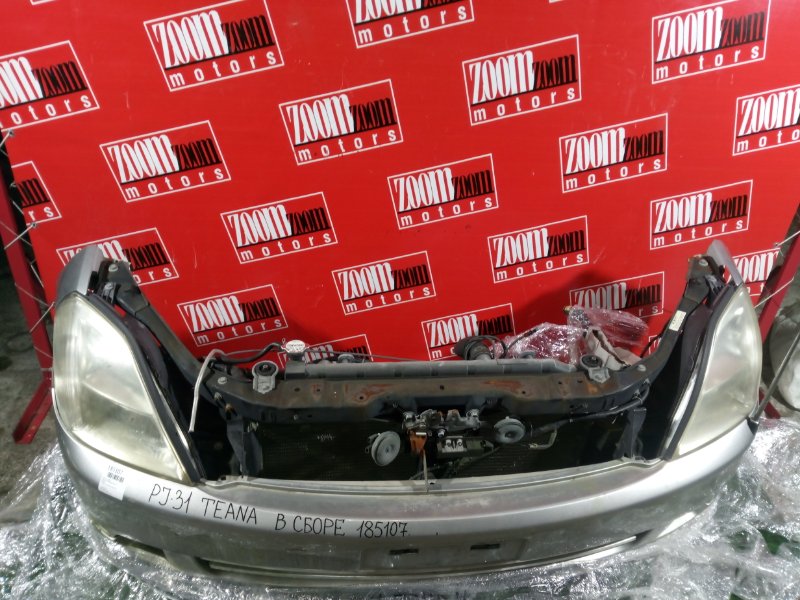 Nose cut Nissan Teana J31 VQ23DE передний серебро (б/у)