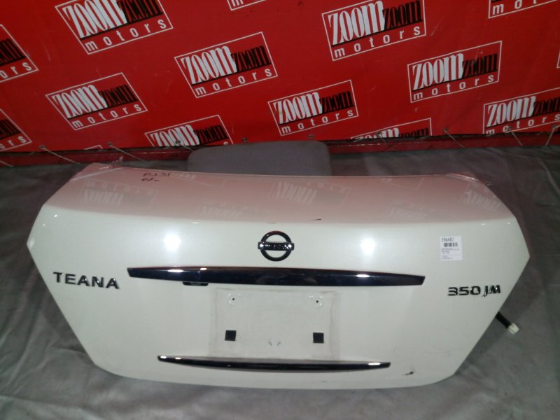 Крышка багажника Nissan Teana J31 VQ23DE 2005 задняя белый перламутр (б/у)