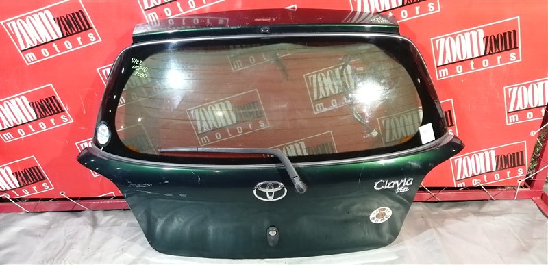 Дверь задняя багажника Toyota Vitz SCP10 1SZ-FE 1999 темно-зеленый (б/у)