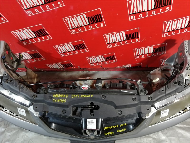 Накладка на решетку радиатора Honda Accord CM2 K20A 2002 передняя (б/у)