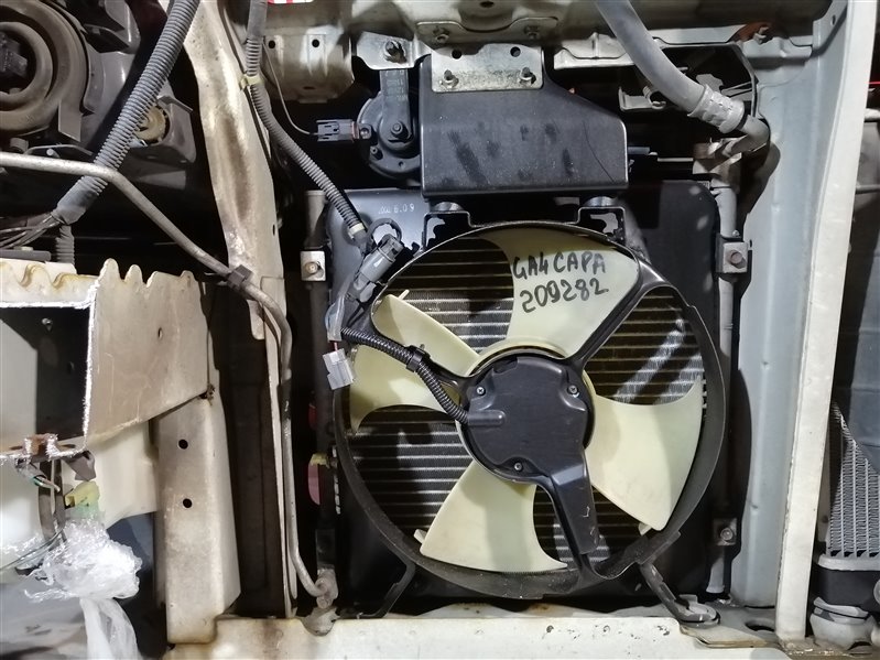 Радиатор кондиционера Honda Capa GA4 D13B 1998 передний (б/у)