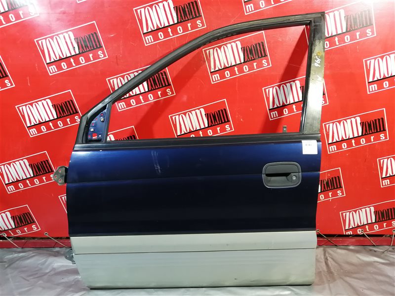 Дверь боковая Mitsubishi Rvr N11W 4G63 1991 передняя левая синий (б/у)
