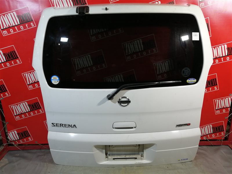 Дверь задняя багажника Nissan Serena TC24 QR20DE 1999 задняя белый (б/у)