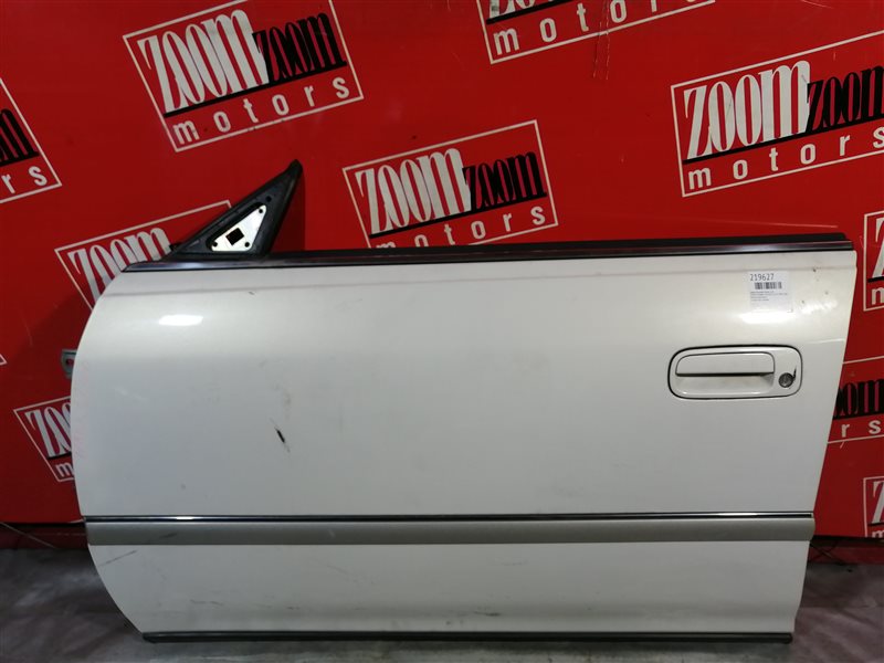 Дверь боковая Toyota Mark Ii GX100 1G-FE 1996 передняя левая белый перламутр (б/у)