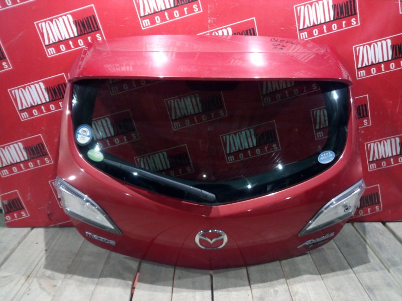 Дверь задняя багажника Mazda Axela BLEFW LF-VDS 2009 задняя красный (б/у)