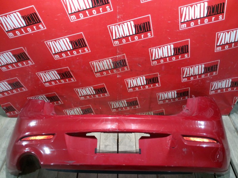 Бампер Mazda Axela BLEFW LF-VDS 2009 задний красный (б/у)
