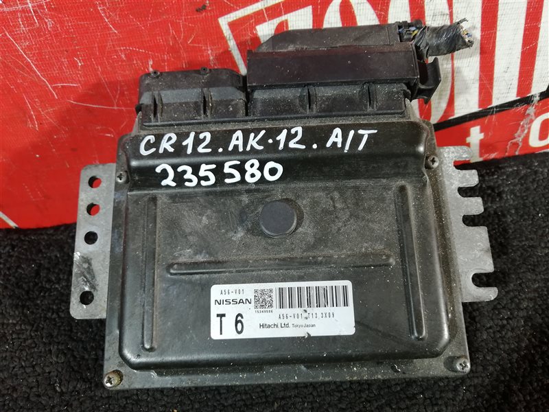 Компьютер (блок управления) Nissan March AK12 CR12DE 2002 A56-V01 T13 3X09 (б/у)