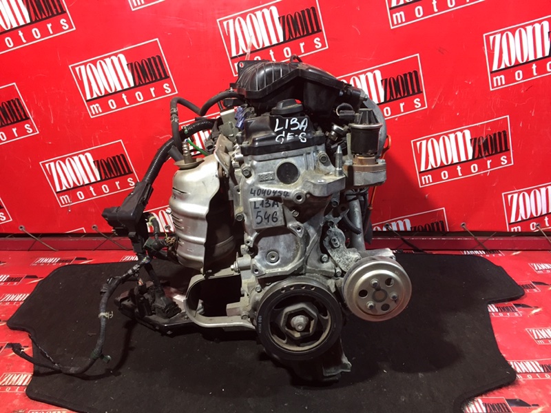 Двигатель Honda Fit GE6 L13A 2007 4040457 (б/у)