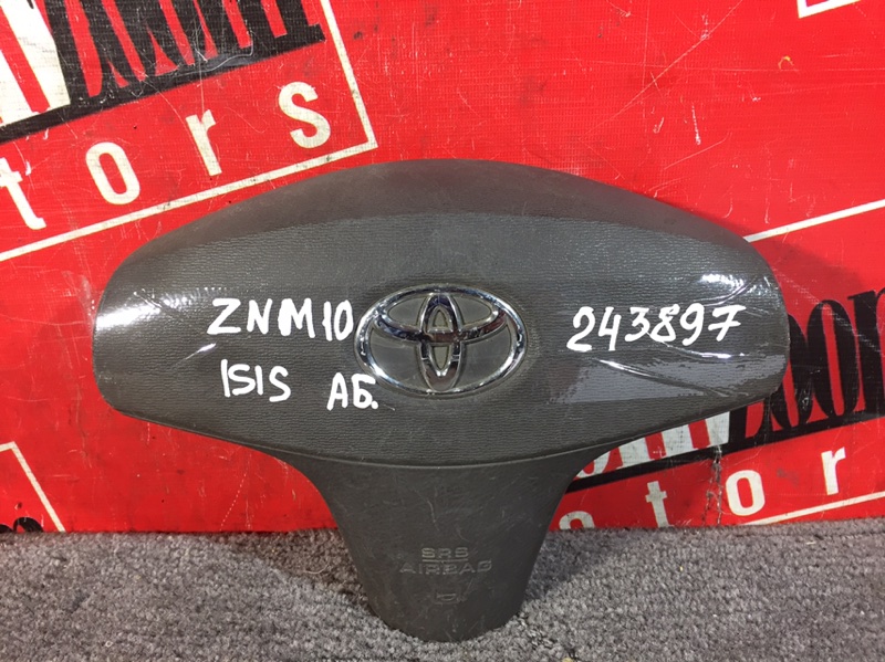 Аирбаг Toyota Isis ZNM10 1ZZ-FE 2001 передний серый (б/у)