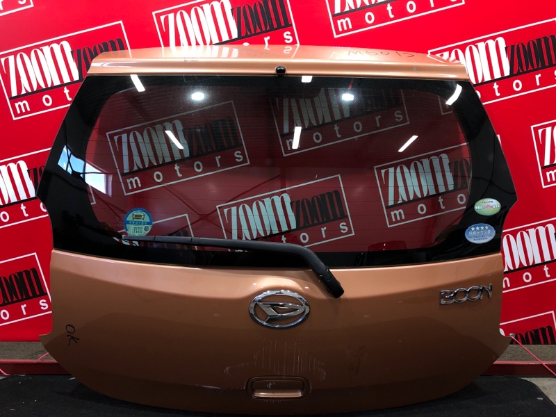 Дверь задняя багажника Toyota Passo KGC30 1KR-FE 2010 коричневый (б/у)