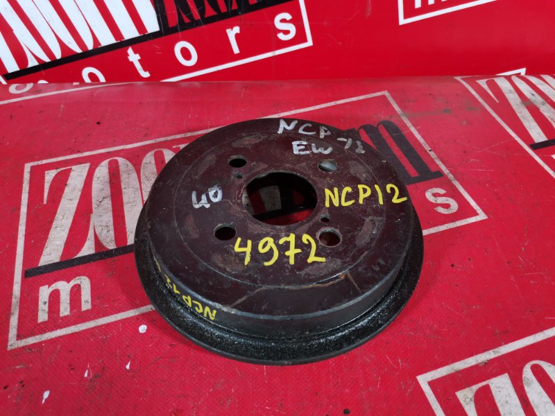 Барабан тормозной Toyota Platz NCP12 1NZ-FE 1999 задний (б/у)
