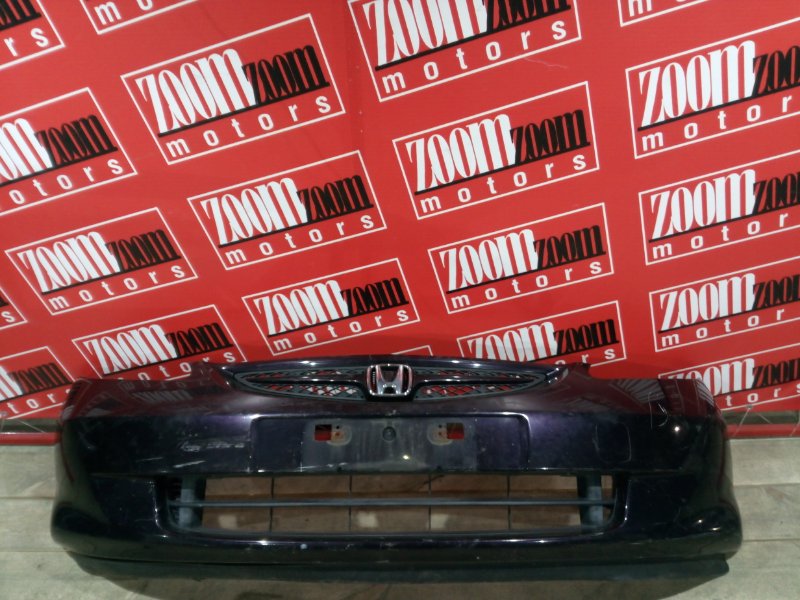 Бампер Honda Fit GD1 L13A 2004 передний баклажан (б/у)