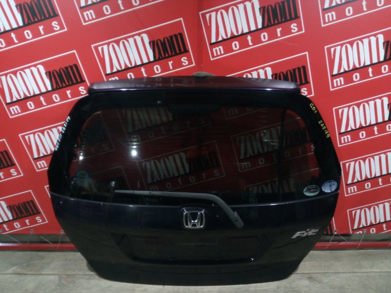Дверь задняя багажника Honda Fit GD1 L13A 2004 задняя баклажан (б/у)