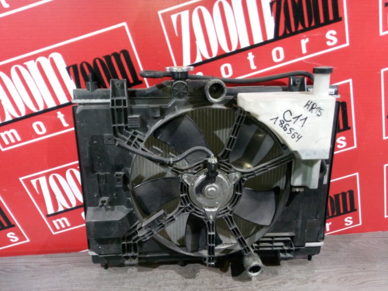 Радиатор двигателя Nissan Tiida C11 HR15DE 2007 (б/у)