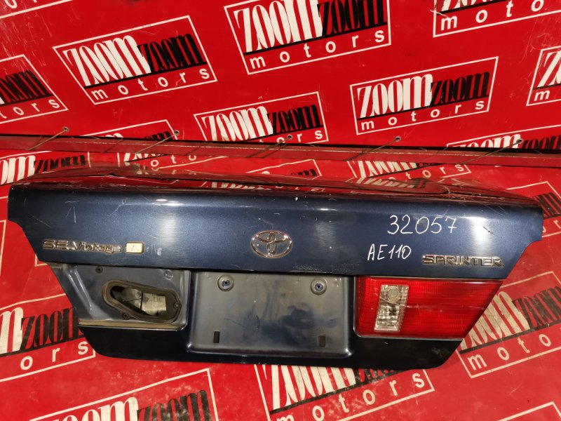 Крышка багажника Toyota Sprinter AE110 1998 задняя синий (б/у)