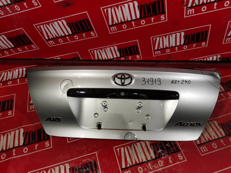 Крышка багажника Toyota Allion ZZT240 1ZZ-FE 2001 серебро (б/у)