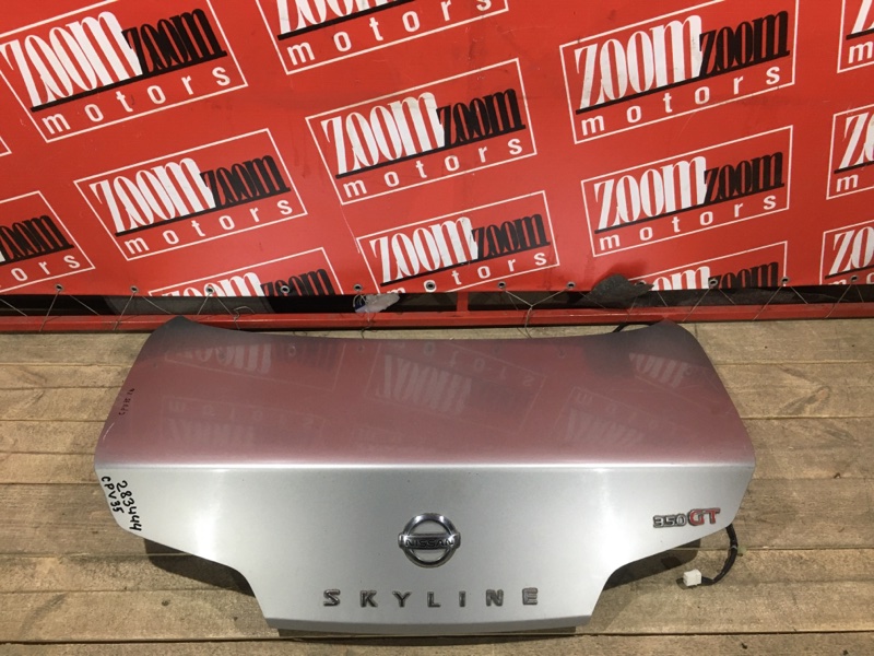 Крышка багажника Nissan Skyline CPV35 VQ35DE 2005 задняя серебро (б/у)