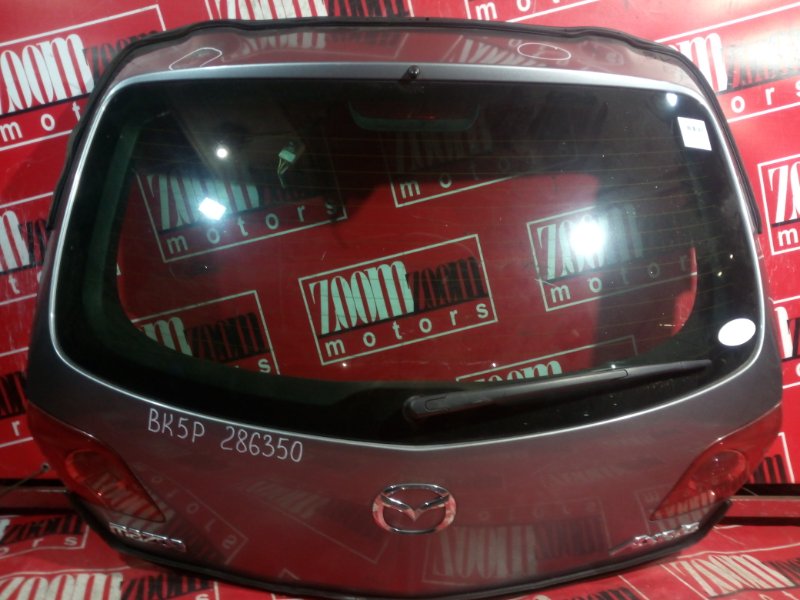 Дверь задняя багажника Mazda Axela BK5P ZY-VE 2003 серый (б/у)