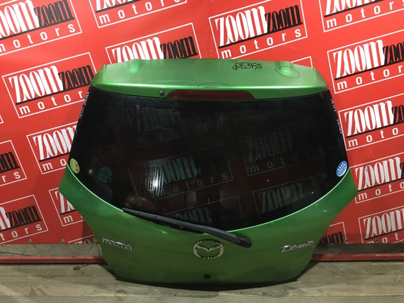 Дверь задняя багажника Mazda Demio DE3FS ZJ-VE 2007 задняя зеленый (б/у)