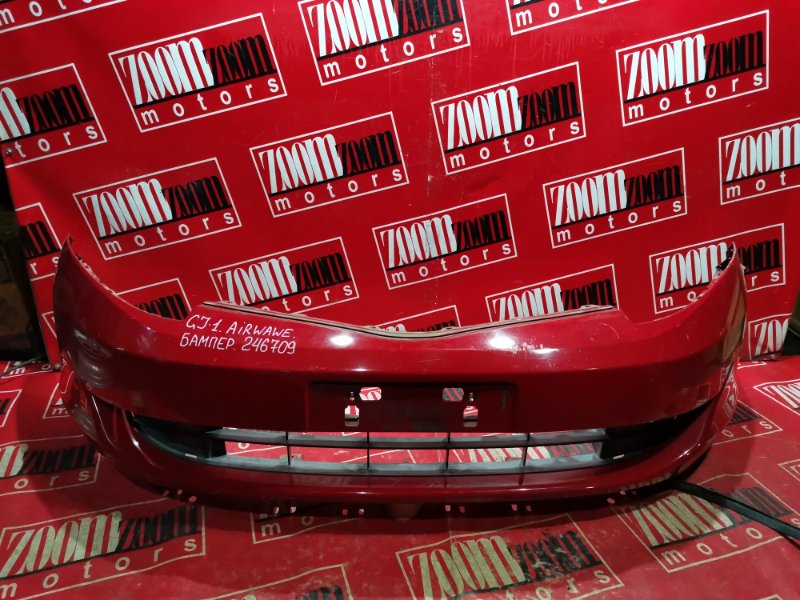 Бампер Honda Airwave GJ1 L15A 2005 передний красный (б/у)