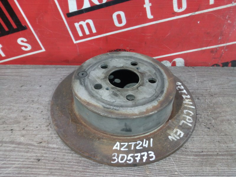Диск тормозной Toyota Caldina AZT241 1AZ-FSE 2002 задний (б/у)