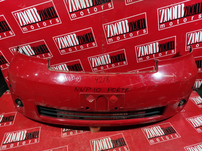 Бампер Toyota Porte NNP11 1NZ-FE 2005 передний красный (б/у)