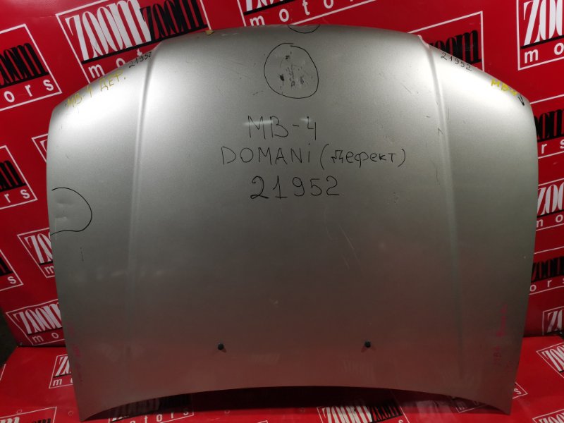 Капот Honda Domani MB3 D15B 1997 серый (б/у)