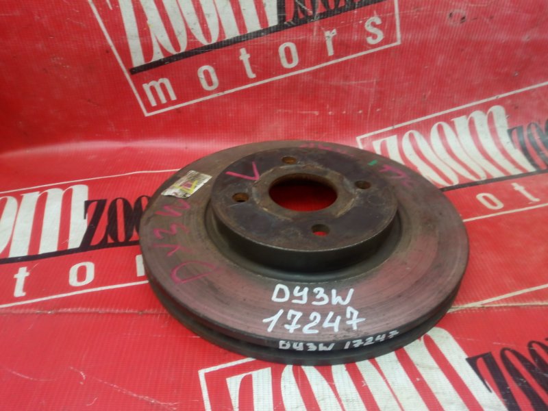 Диск тормозной Mazda Demio DY3W ZJ-VE 2002 передний (б/у)