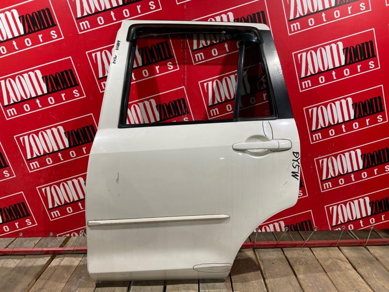 Дверь боковая Mazda Demio DY5W ZJ-VE 2002 задняя левая белый перламутр (б/у)