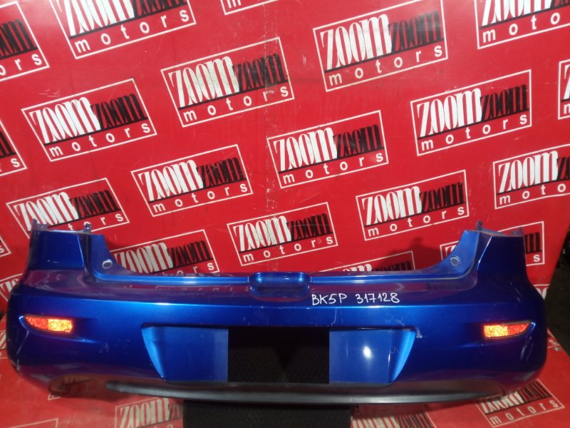Бампер Mazda Axela BK5P ZY-VE 2003 задний синий (б/у)