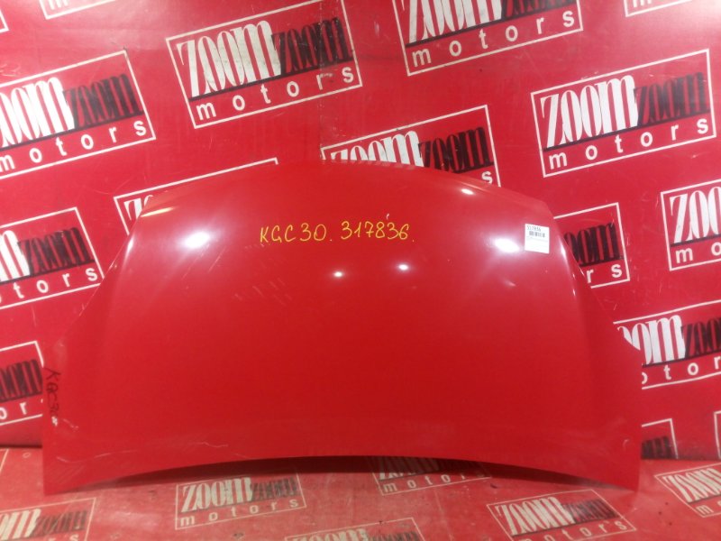 Капот Toyota Passo KGC30 1KR-FE 2010 красный (б/у)