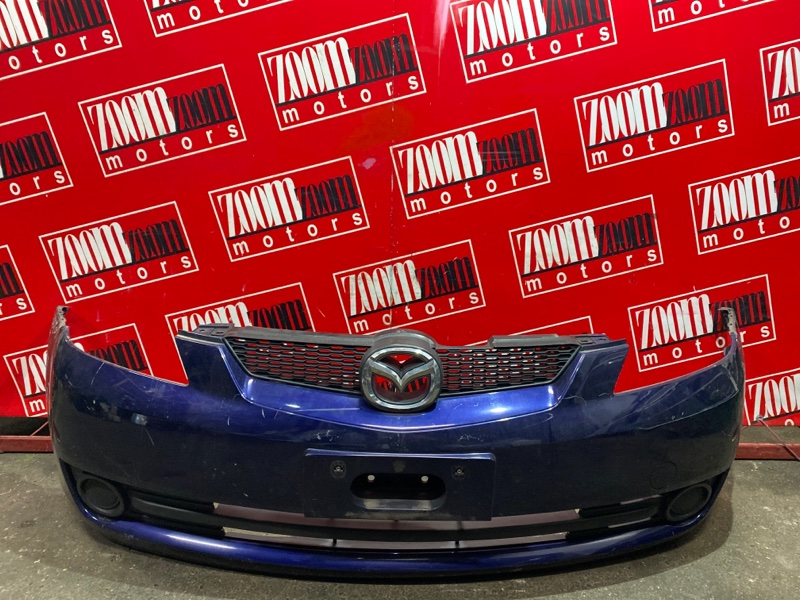 Бампер Mazda Demio DY3W ZJ-VE 2005 передний синий (б/у)