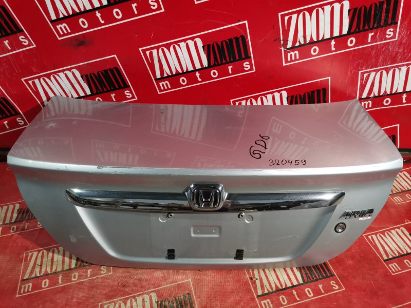 Крышка багажника Honda Fit Aria GD6 L15A 2002 задняя серебро (б/у)