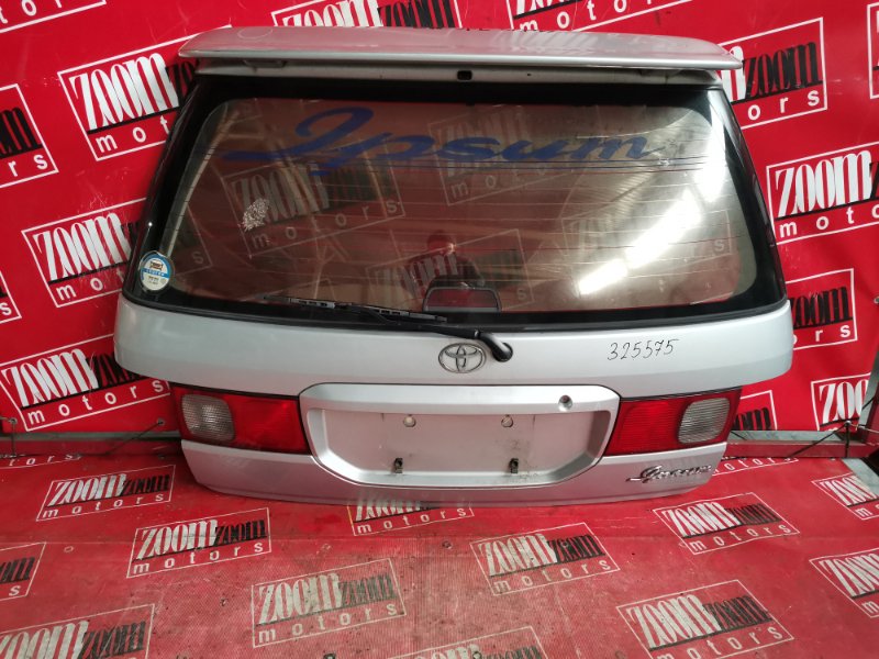 Дверь задняя багажника Toyota Ipsum SXM10 3S-FE 1996 задняя серебро