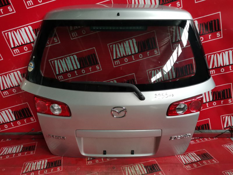 Дверь задняя багажника Mazda Demio DY3W ZJ-VE 2005 задняя серебро (б/у)