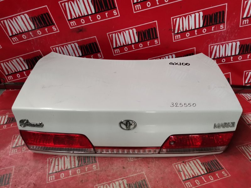 Крышка багажника Toyota Mark Ii GX100 1G-FE 1997 задняя белый перламутр