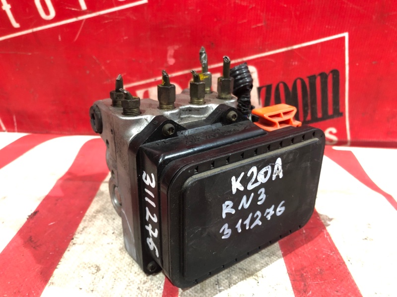 Блок abs (модулятор abs) Honda Stream RN3 K20A 2000 передний 4H17-0382 T01