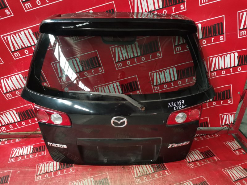 Дверь задняя багажника Mazda Demio DY3W ZJ-VE 2005 задняя черный (б/у)
