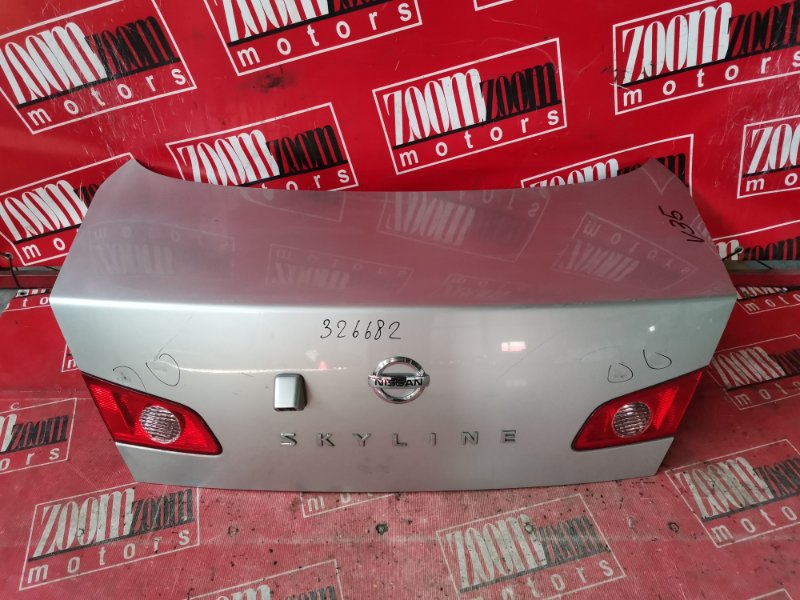 Крышка багажника Nissan Skyline V35 VQ25DD 2001 задняя серебро (б/у)