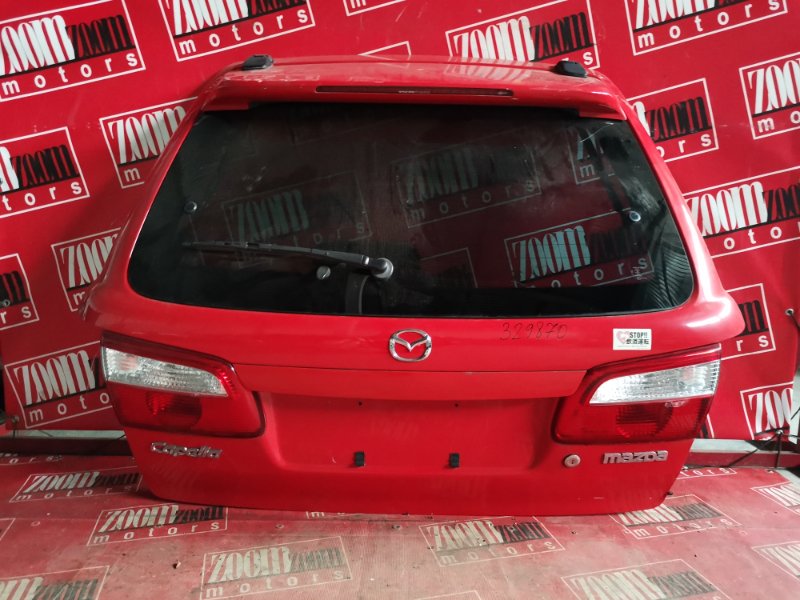 Дверь задняя багажника Mazda Capella GWEW FS-DE 1999 задняя красный