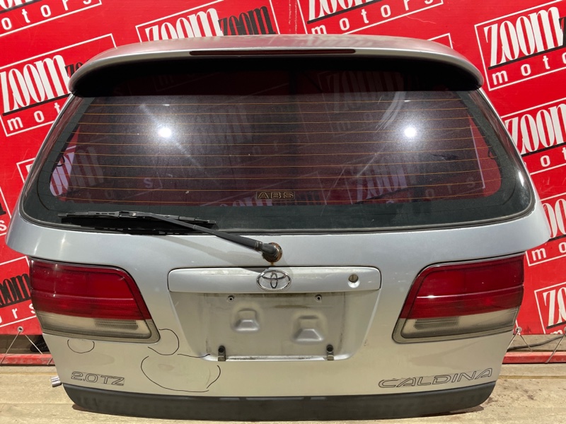 Дверь задняя багажника Toyota Caldina ST191 3S-FE 1996 задняя серебро 21-27