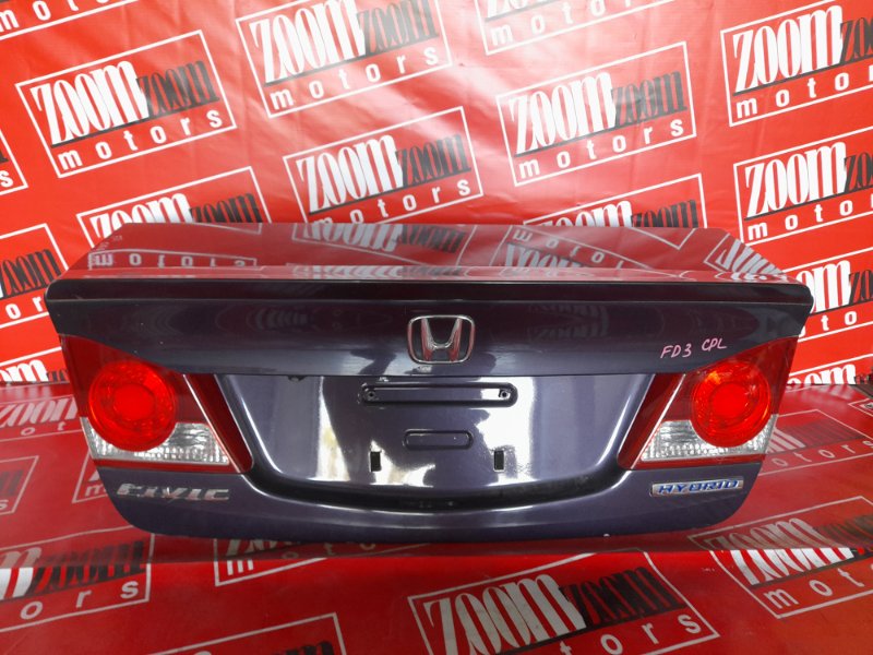 Крышка багажника Honda Civic FD3 LDA 2005 задняя синий (б/у)